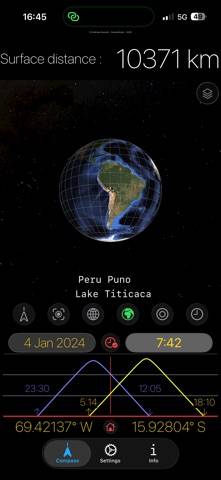 Earth & Sky Explorer App screenshot