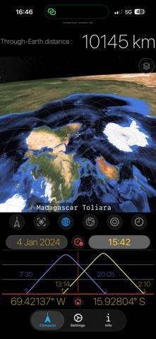 Earth & Sky Explorer App screenshot
