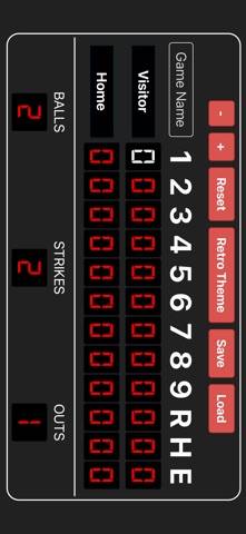 Baseball Scoreboard Premium Schermata dell'app