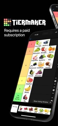 TierMaker.com Capture d'écran de l'application