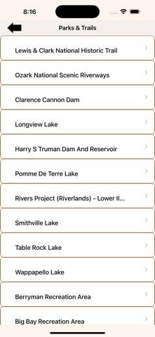 Missouri - Parks & Trails screenshot