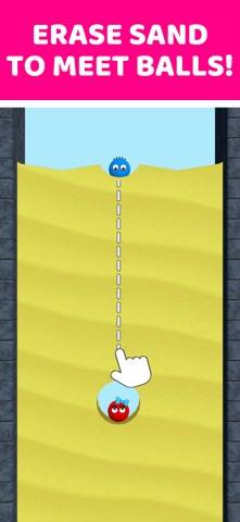 Lucky Balls - Erase sand game Скриншот