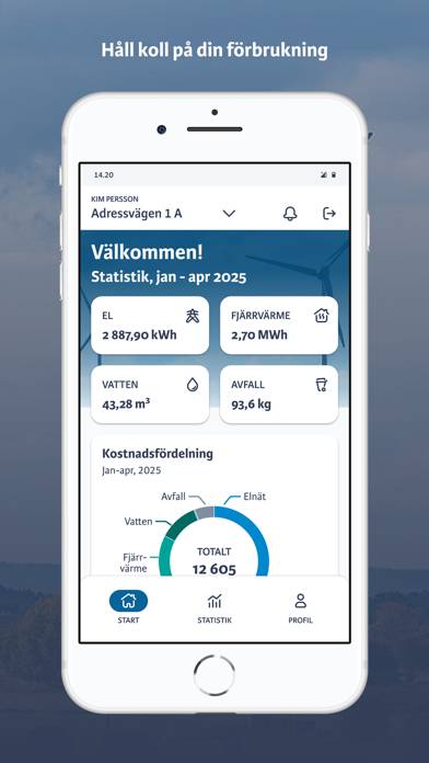 Mitt Tekniska verken skärmdump