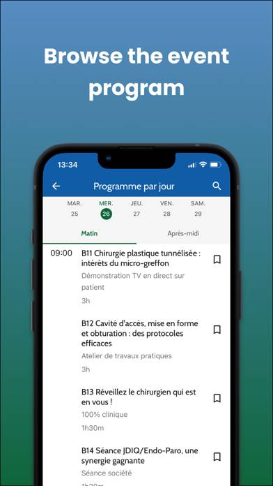 Congrès ADF 2025 Capture d'écran de l'application