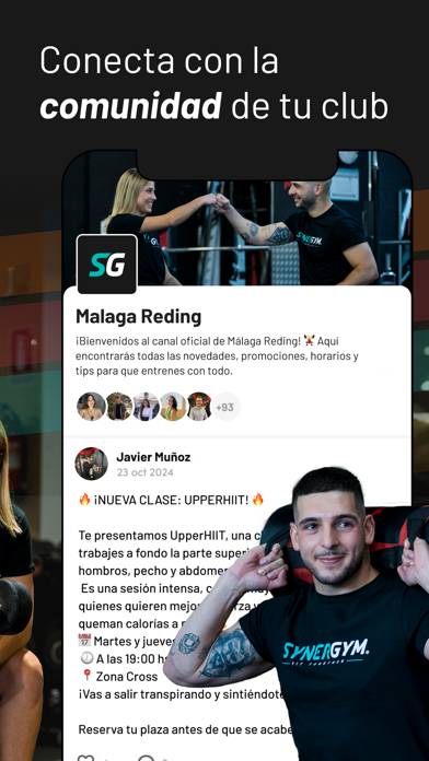 Synergym Captura de pantalla de la aplicación