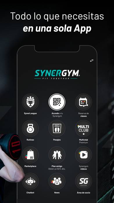 Synergym Captura de pantalla de la aplicación