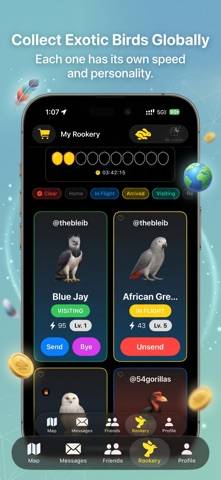 Roost Social Schermata dell'app