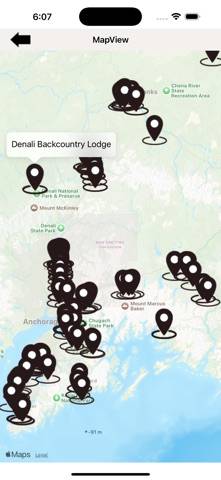 Great Alaska State parks App screenshot