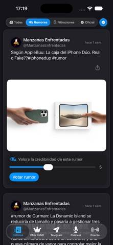 Manzanas Enfrentadas The App