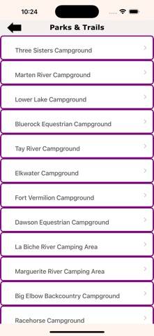 Canada State & N.parks App-Screenshot