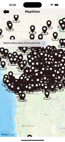 Canada State & N.parks App-Screenshot