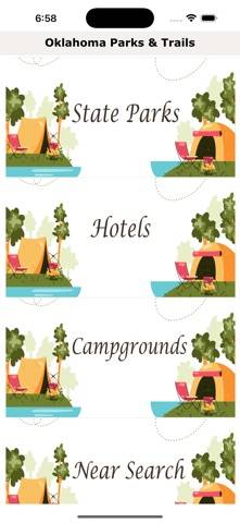 Oklahoma-Campgrounds & Trails screenshot