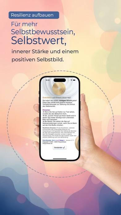 Selbstwert Steigern App-Screenshot