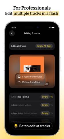 Audio Tag Editor Capture d'écran de l'application