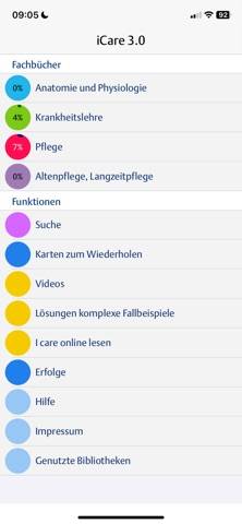I care WISSEN TO GO 3.0 Bildschirmfoto