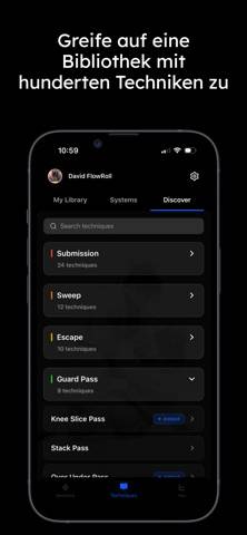 FlowRoll App-Screenshot
