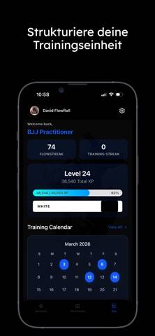 FlowRoll App-Screenshot
