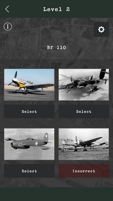 Military Aircraft Lineup Spiel-Screenshot
