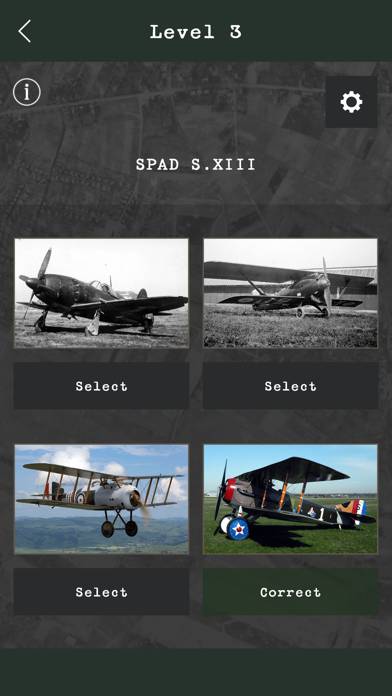 Military Aircraft Lineup Spiel-Screenshot