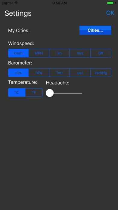 Weather Planet Pro App screenshot