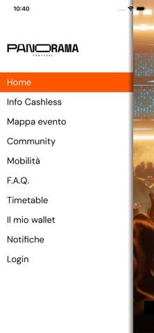 Panorama Festival Schermata dell'app