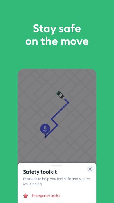 Bolt: Fahrten anfordern App-Screenshot