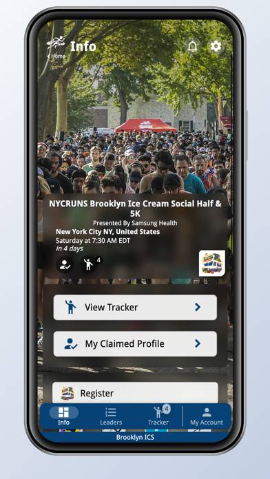 NYCRUNS Events App screenshot