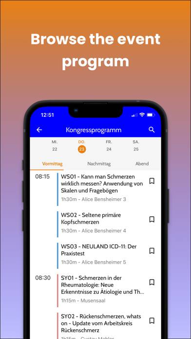Schmerzkongress 2025 by m:con App-Screenshot