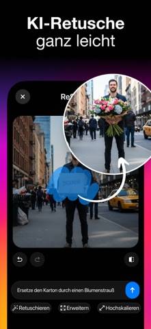ReShoot: editor immagini IA Schermata dell'app
