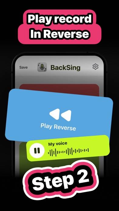 Reverse Audio Play Captura de pantalla de la aplicación