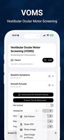 VOMS: Vestibular Ocular Motor