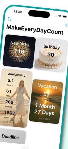 MakeEveryDayCount: Countdown