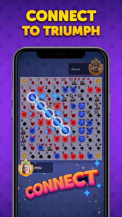Card Connect: Crea Sequenze! schermata del gioco