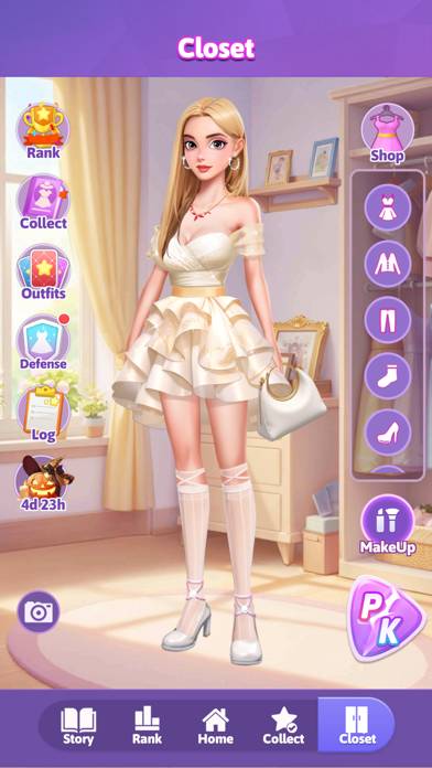 Beauty Sort : Makeover Story schermata del gioco
