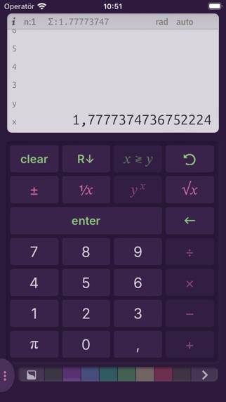 Stackis RPN App skärmdump