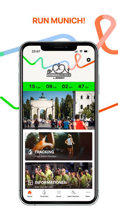 Marathon MÜnchen App-Screenshot
