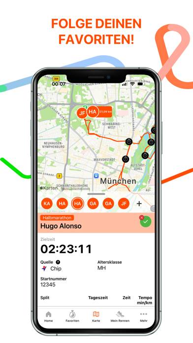 Marathon MÜnchen App-Screenshot