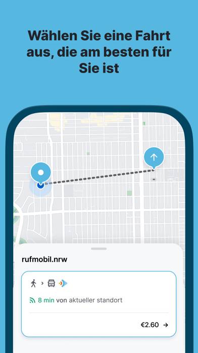 Rufmobil.nrw App-Screenshot