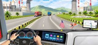 Highway Truck Simulator Games captura de pantalla del juego