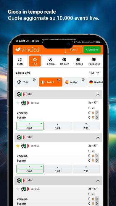 Vincitu.it schermata del gioco