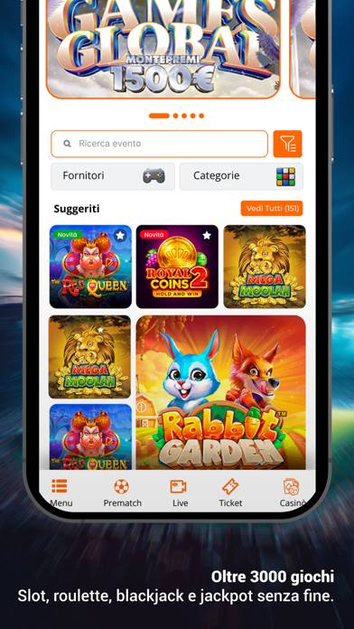 Vincitu.it schermata del gioco