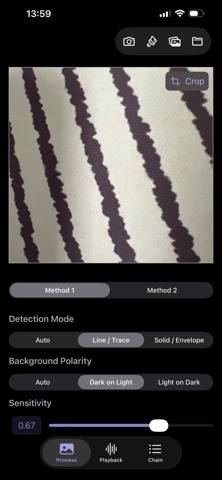 Waveform Camera App skärmdump