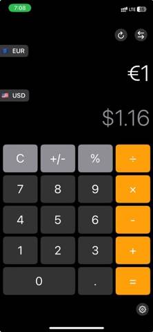 Currency converter calculator! Скриншот