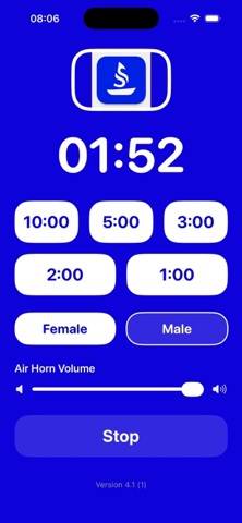 Simple Sailing Countdown Timer App screenshot