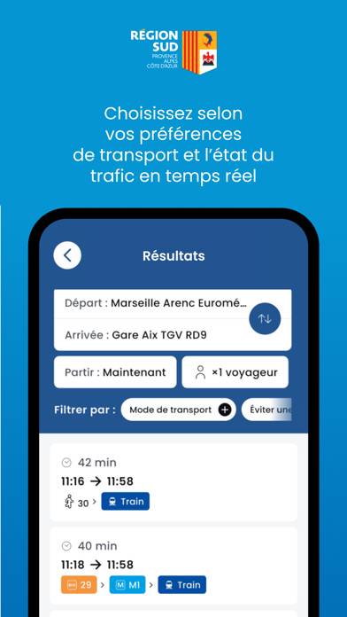 Allez ZOU ! Capture d'écran de l'application
