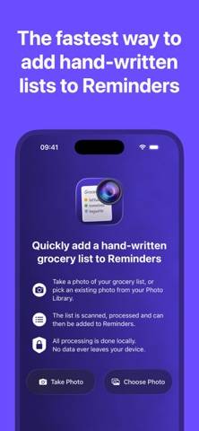 Listo – Scan Grocery Lists Captura de pantalla de la aplicación