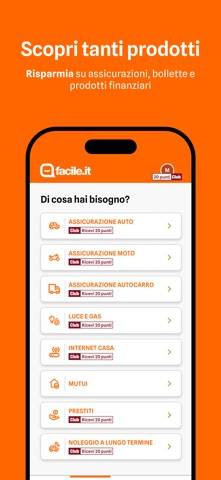 Facile.it Schermata dell'app