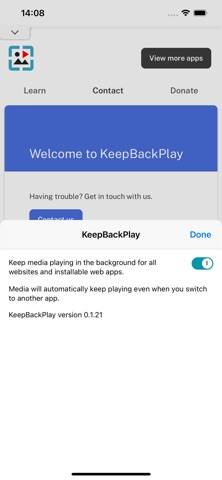 KeepBackPlay