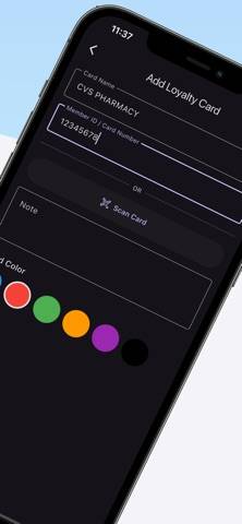 Store card Loyalty Card Wallet App screenshot