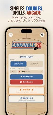 Crokinole 2D capture d'écran du jeu